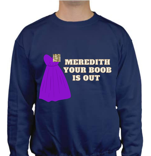 Sudadera Cuello Redondo Diseño Meredith - Frases Series