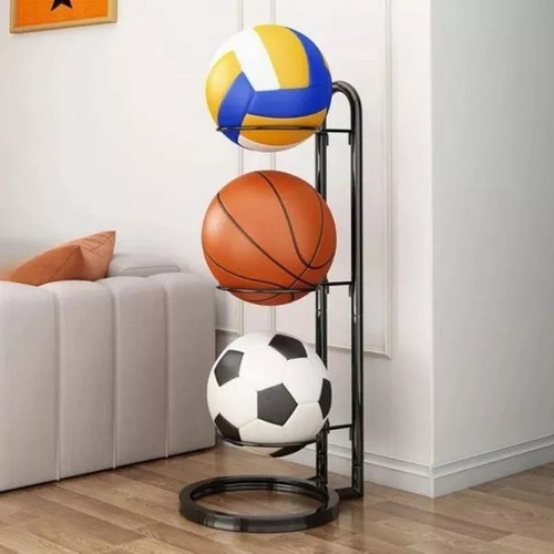 Rack De Bola Esportes Organizador De Futebol Aço Carbono
