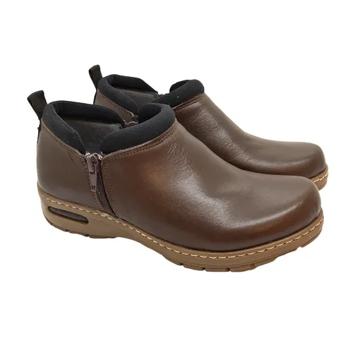 Botita Zapato Confort Cuero Vacuno Floreado Burbuja De Aire Botita Zapato Confort Cuero Vacuno Floreado Burbuja De Aire
