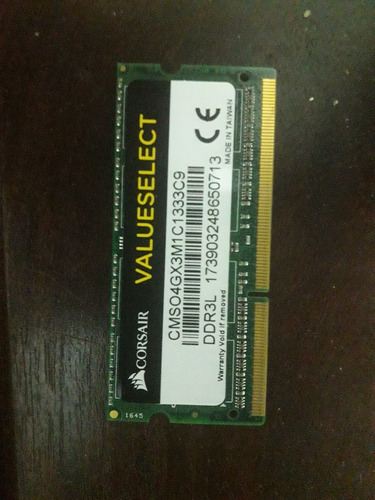 Ram 4gb - Nootbook - Corsair
