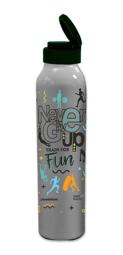 Imagen 4 de 9 de 4 Botella Agua Aluminio Reutilizable Deportiva Hombre Mujer