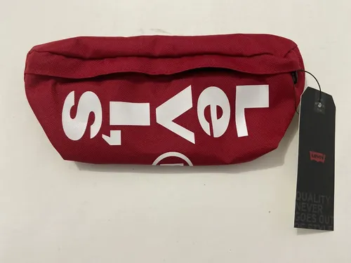 Bolso A La Cintura Cangurera Ri onera Levis Rojo Unisex Env o gratis