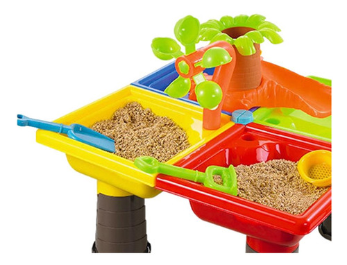 Mesa De Arena De Juguete Para Niños, Caja De Los 45x45x35cm