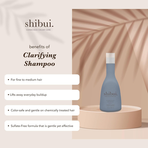 Shampoo Clarificante Shibui, Limpa Profundamente, Purifica E