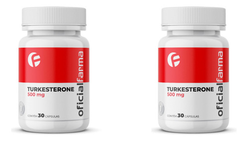 Turkesterone 500mg 60 Cápsulas - Farma Sabor Sem Sabor