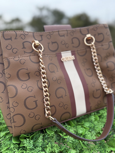 Bolsa Guess Hg943206 Cocoa Satchel