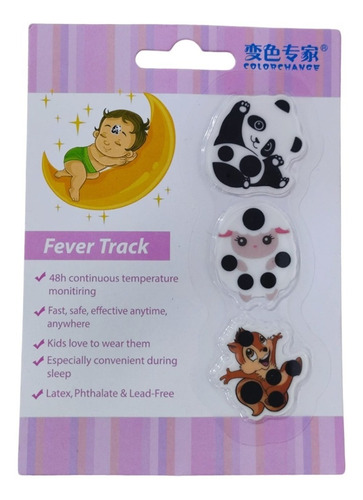 Sticker Parche Temperatura Pet Hipoalergénico Niños Bebés