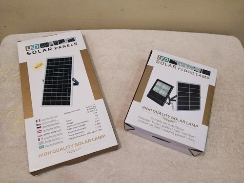 Reflector Con Panel Solar A Distancia Control Remoto