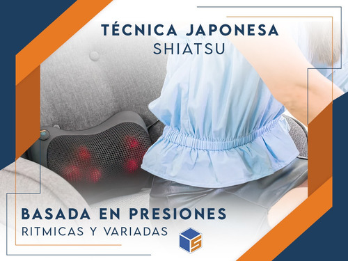 Masajeador Cervical Electrico Espalda Pies Para Auto