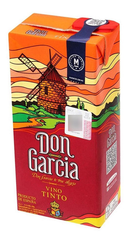 Pack De 6 Vino Tinto Don Garcia Tetra Brick 1 L