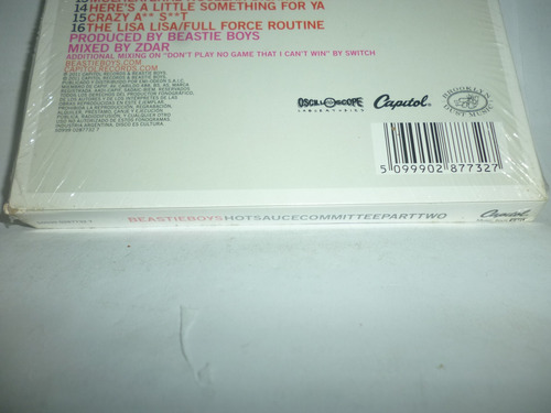 Cd Beastie Boys Hot Sauce Committee Part Two Lacrado Imp Arg
