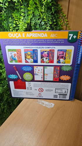 Ouça E Aprenda | Livro Interativo Para Escrever, Brincar E Aprender Com Diversão E Educação!