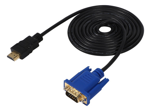 Cable Adaptador Hdtv Hdtv Gold Macho A Vga Macho De 15 Pines