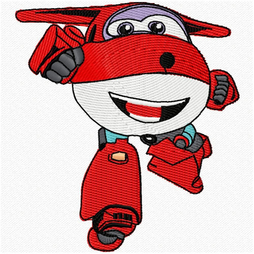 Matrizes De Bordado Bcf0033-1 Super Wings Jett Dizzy
