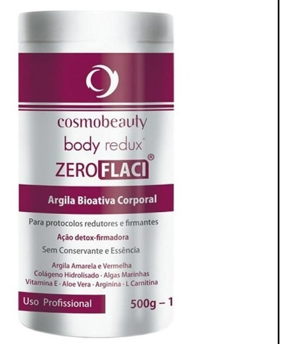 Cosmobeauty Body Redux Zero Flaci Argila Bioativa Corporal