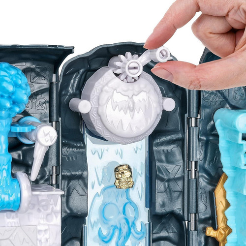 Treasure X Skull Island Frost Tower Playset 41730 Moose Orig Color Azul/cobre
