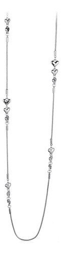Welbijoux Collar De Cadena Con Forma De Corazón De Amor, Cad