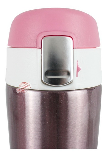 Imagen 4 de 7 de Termo De Acero Inoxidable Doble Seguro Antiderrame 500 Ml