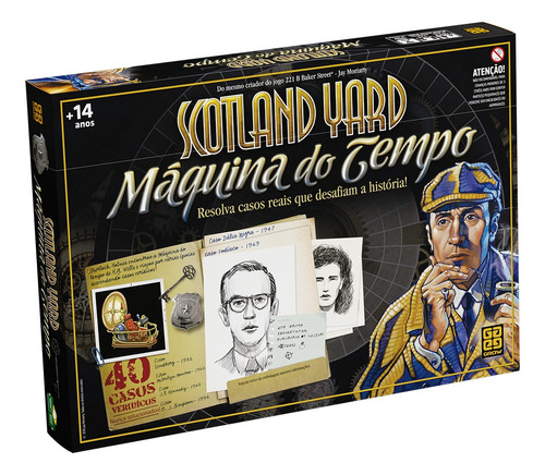 Jogo De Tabuleiro Scotland Yard Máquina Do Tempo Grow