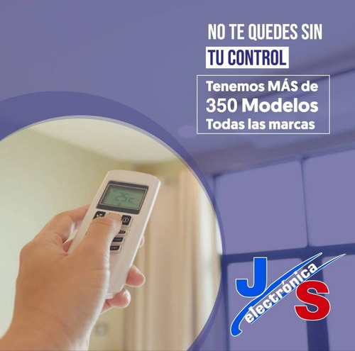 Control Para Aire Acondicionado Para Bgh Longvie Y Otras Blanco