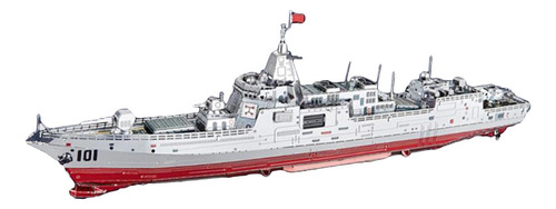 Portaaviones De Metal Puzzle 1/1000 Modelo De Barco 055