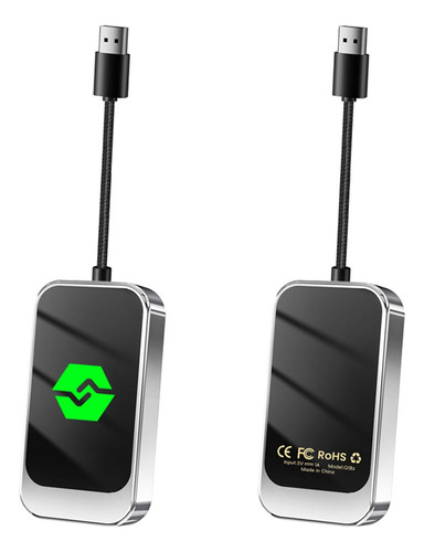 Adaptador Automático Inalámbrico Carplay Android 2 En 1, Usb