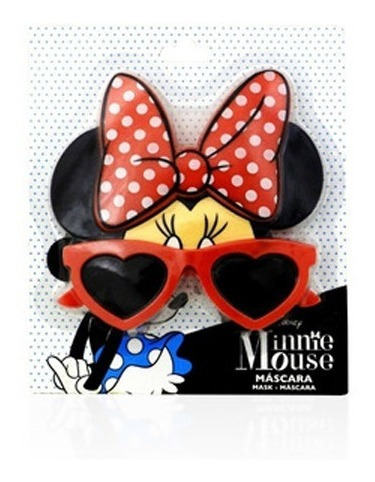 Imagen 1 de 3 de Minnie Mouse Mascara Infantil Con Lentes Clandy