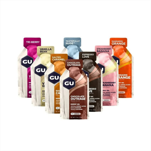 Imagen 2 de 3 de Gu Energy Gel Energia Todos Los Sabores N1