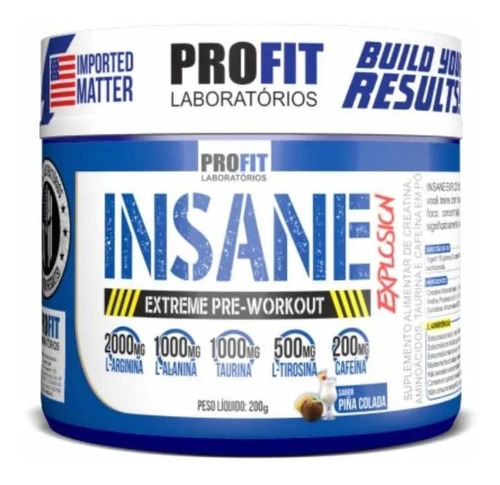 Extreme Pre Entreno Insane Profit 200 G Envio A Todo El Pais