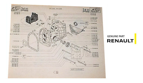 Catalogo De Piezas Renault 16 - Repuestos Y Accesorios