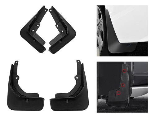 Guardabarros De Rueda De Coche De 4 Piezas, Accesorios De