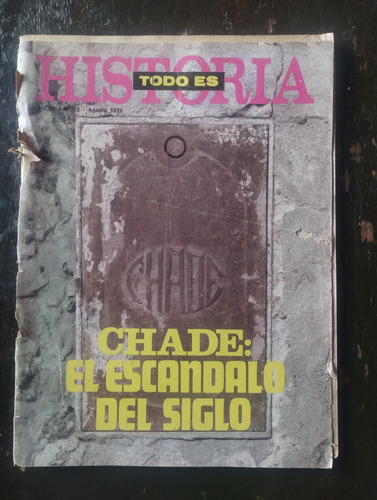 Revista Todo Es Historia Año 1971. Números Varios (Usado)