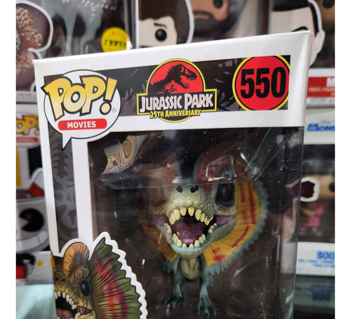 Funko Pop Dilophosaurus Con Chase Jurassic Park 25aniv 2pz