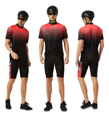 Roupas De Ciclismo Para Homens, Conjunto De Roupas Curtas
