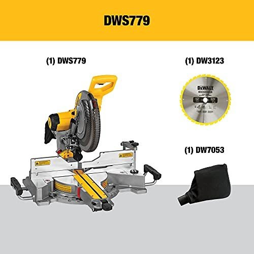 Dewalt Dws779 12 Sierra De Inglete Compuesta Deslizante