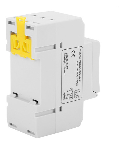 Temporizador Programável Digital Thc15a 220240vac 20a Din Ra
