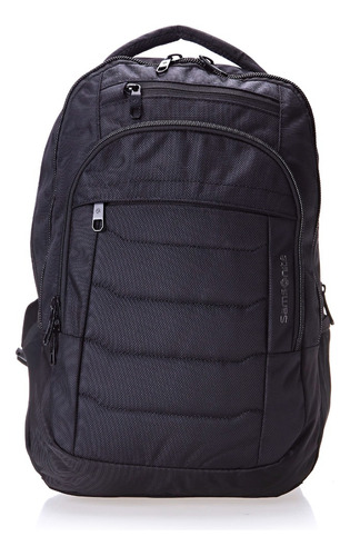 Mochila para portátil Samsonite Acceleration Titan Black, nuevo diseño de tela suave