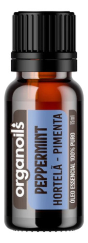 Óleo Essencial Peppermint 100% Puro 15ml Organoils
