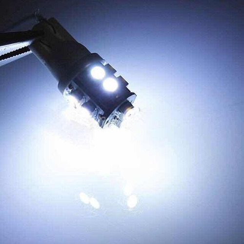 Bombillo Muelita Led T10 (par) Placa Puerta Freno Techo