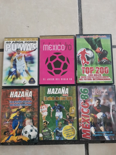 Dvd Colección De Fútbol La Historia De Los Mundiales 