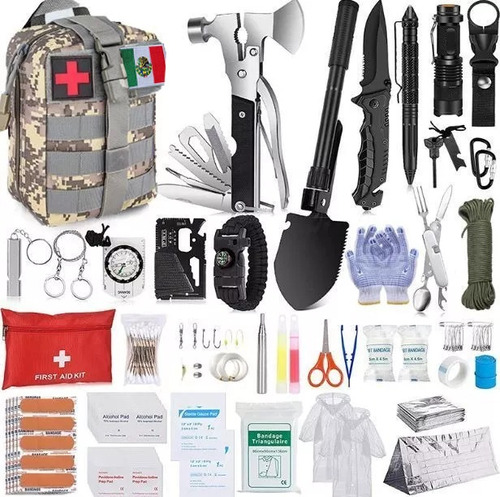 325pzs Kit De Supervivencia Emergencia Portátil Para Camping