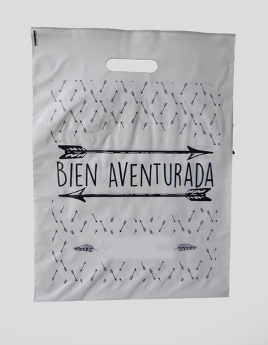 Bolsa Riñon  Esmerilada 30x40 Impresa Con Logo Ropa Femenina