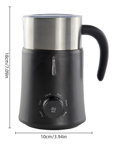 Milk Frother Electric 5 In 1 - 24oz/700ml Hot And Cold Foam