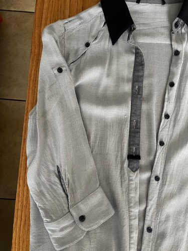 Camisa Marca Giacca, Manga 3/4 Talle S