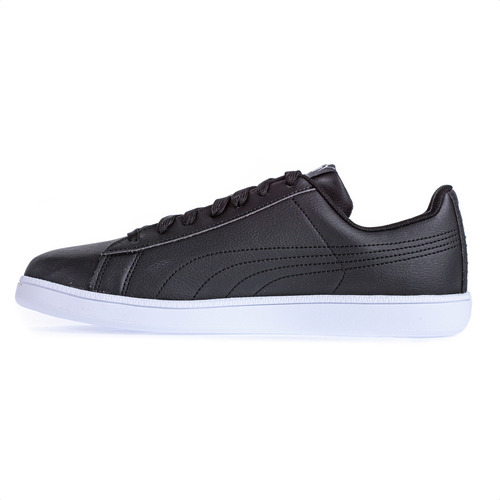 Sapato Preto Couro Sintético Puma Leve Macio - Original