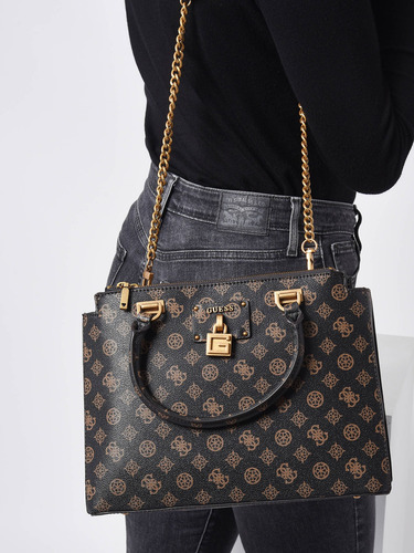 Bolsa Guess Mujer Status Satchel 100% Original Nueva