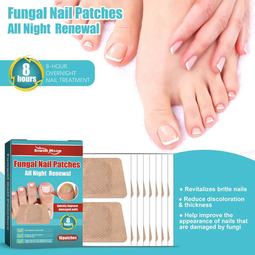 Parches De Uñas Nocturnos Kerasal De 2j Con Hongos, Restaura