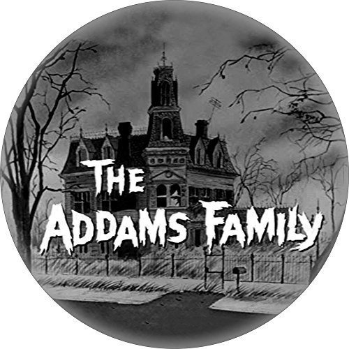 Logotipo De La Familia Addams Con Iman Redondo De La Casa 2