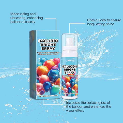 El Aerosol Brillante Q Balloons Mejora El Brillo Y El Efecto