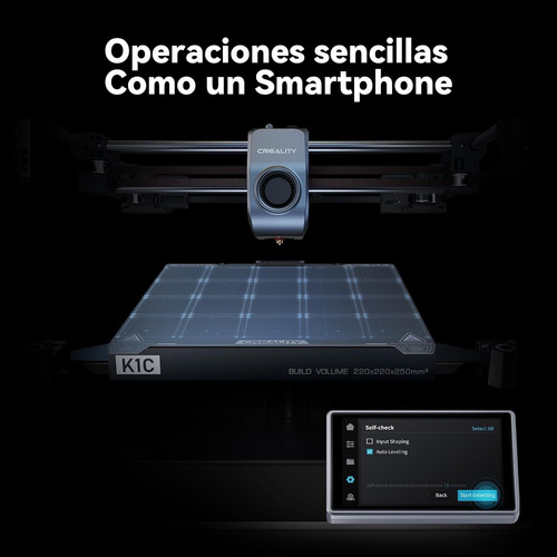 Impresora Creality 3d K1c Color Negro 127v Negro